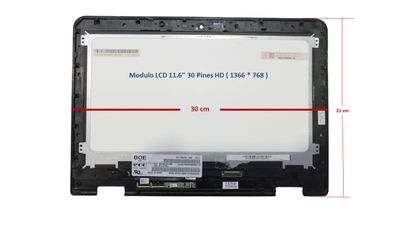 Modulo LCD 11.6 Modulo LCD 11.6" 30 Pines HD ( 1366 * 768 ) Lenovo ThinkPad Yoga 11e 5th Gen Series 01LW704 , 01LW705 , 01LW706 , 01LW707
