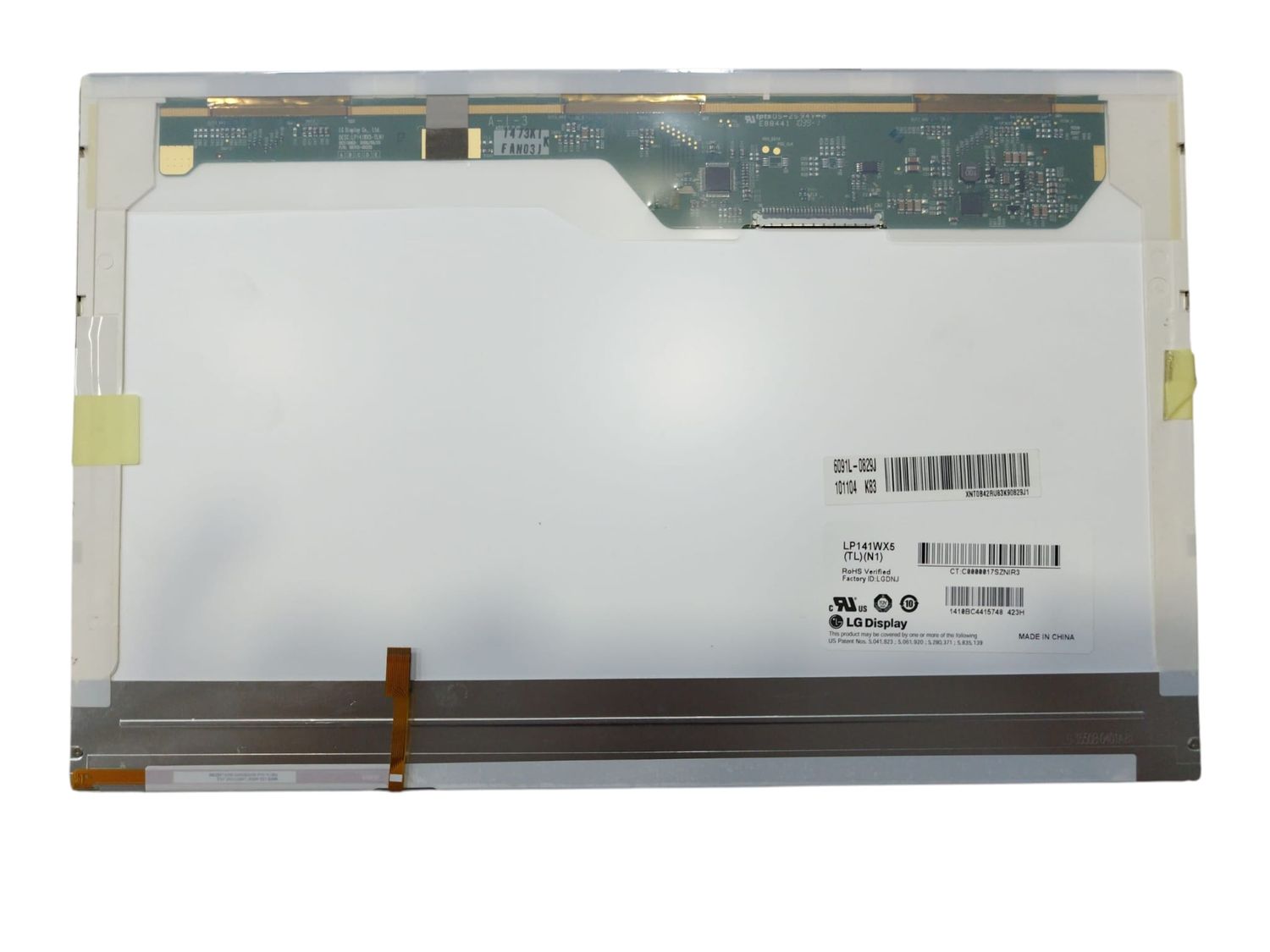 Pantalla 14.1"  LCD 40 Pines WXGA ( 1280 * 800 )  LP141WX5  (TL)(N1) , LP141WX5 , LP141WX5-TLN1 TLN1