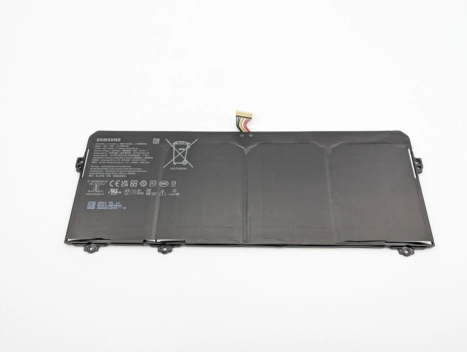 Bateria Original Samsung Galaxy Book3 Pro NP960XFG NP960XFG-KC2ES BA43-00404A , 4ICP5/65/86 , AA-PBKN4MR