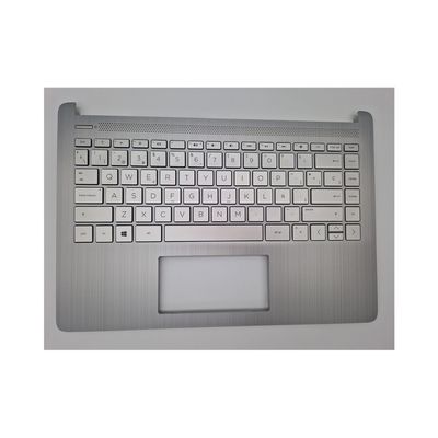 Cover Upper ( Cubierta Superior ) Silver + Teclado Español  HP 14S-DQ Series  L88200-071 , L89657-071