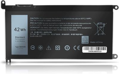 Bateria Dell Inspiron 15 5565 Series 11.4V 3500mAh 42Wh Y3F7Y , WDX0R 3CRH3 , T2JX4 , FC92N