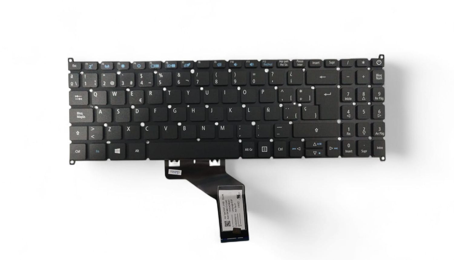 Teclado Español Acer Travelmate TMP215-53 Series NK.I151S.0AD , V1805C2 , NKI151S0AD