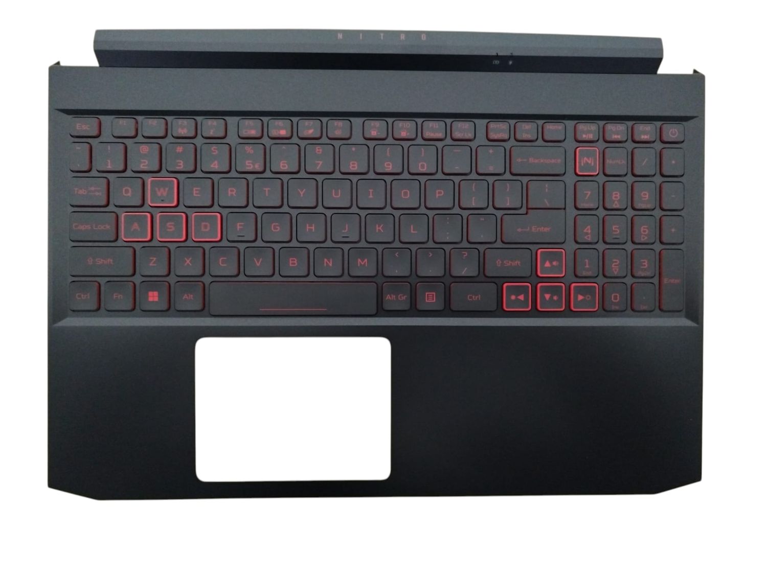 Cover upper ( Cubierta superior ) Black + Teclado  US - INT Acer Nitro 5 AN515-55  AN515-44 6B.Q7KN2.033