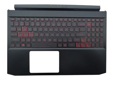 Cover upper ( Cubierta superior ) Black + Teclado  US - INT Acer Nitro 5 AN515-55  AN515-44 6B.Q7KN2.033
