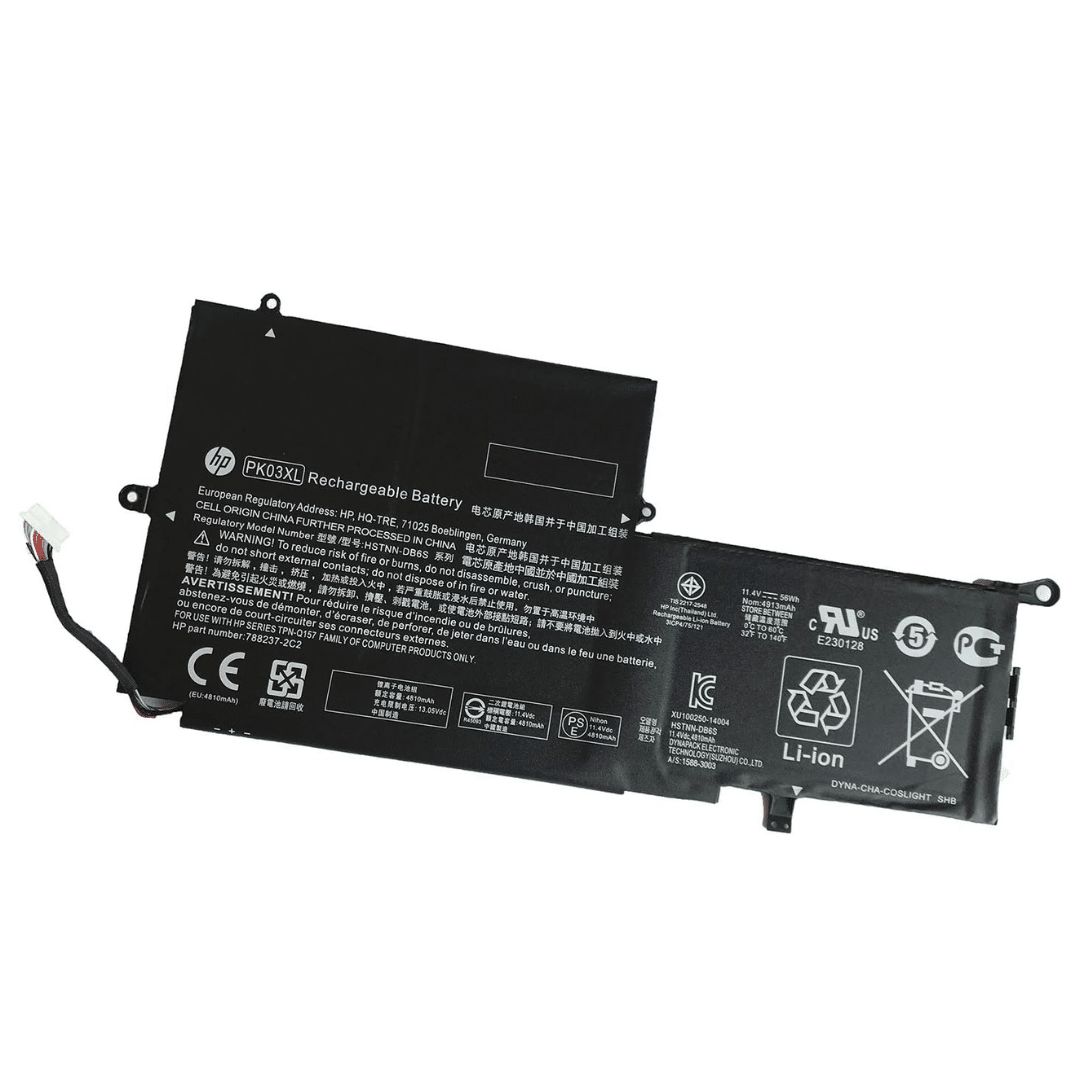 Bateria Original HP Spectre Pro X360 G1 G2 Series 11.4V 4810mAh 56Wh PK03XL , 789116-005 , HSTNN-DB6S , 788237-2C1