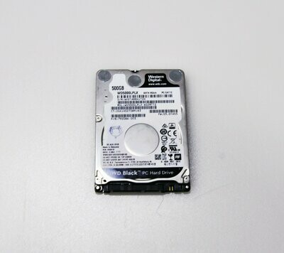 Unidad de disco duro interno Western Digital 500GB de 2.5 Unidad de disco duro interno Western Digital 500GB de 2.5" 7200RPM 32MB CACHE SATA 6.0Gb/s WD Black, WD5000LPLX WD5000LPLX-60ZNTT2 792086-003