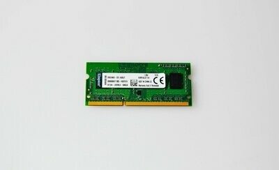 Memoria RAM Kingston DDR3 4GB  1Rx8 512M x 64-Bit PC3L-12800CL11 SODIMM de 204 pines, KVR16LS11/4