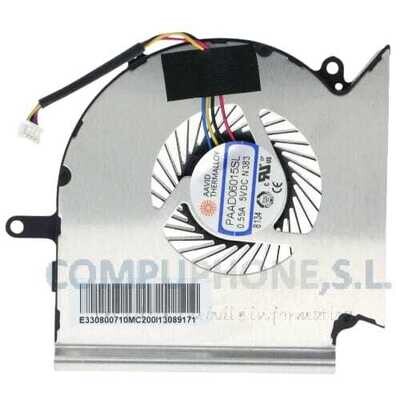 Ventilador CPU MSI GE63VR MS-16P1 GE73VR MS-17C1 PAAD06015SL-N383 , PAAD06015SL-N417 Ventilador CPU MSI GE63VR MS-16P1 GE73VR MS-17C1 PAAD06015SL-N383 , PAAD06015SL-N417