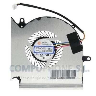 Ventilador CPU MSI GE63VR MS-16P1 GE73VR MS-17C1 PAAD06015SL-N384 Ventilador CPU MSI GE63VR MS-16P1 GE73VR MS-17C1 PAAD06015SL-N384