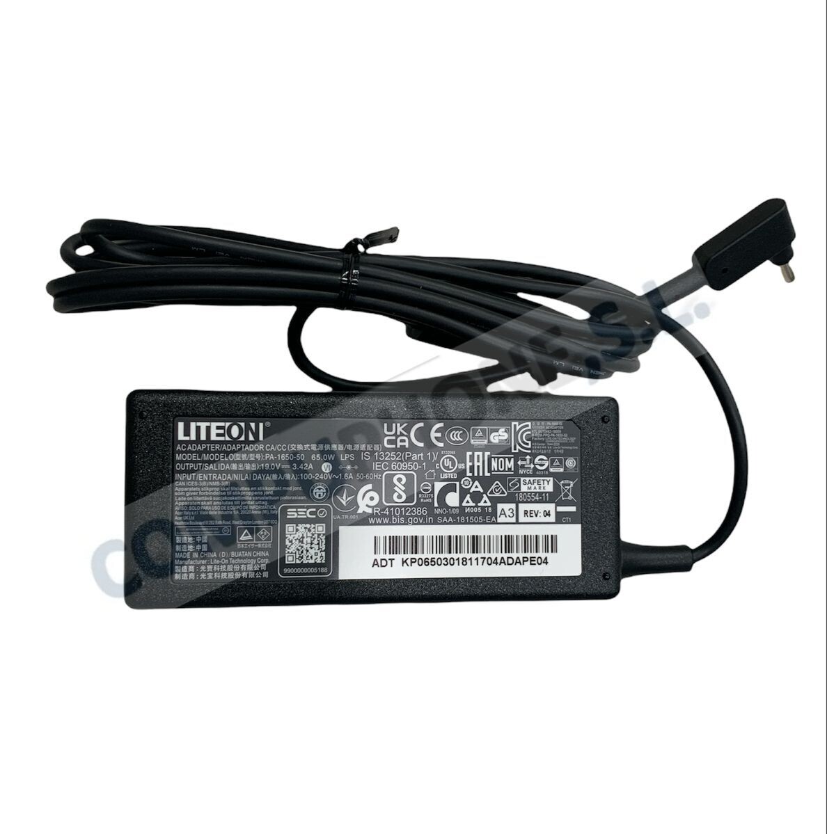 Cargador Original  Acer Spin 3 Series 19V 3.42A 65W 3.0mm * 1.1mm * 7.7mm PA-1650-50A3 , KP.06503.018 , KP.06503.015 , KP.06503.005 , KP.06503.002