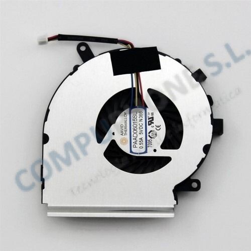 Ventilador CPU MSI GP72 VR , 4 Pin , PAAD06015SL-N366 , CFMS036 Ventilador CPU MSI GP72 VR , 4 Pin , PAAD06015SL-N366 , CFMS036