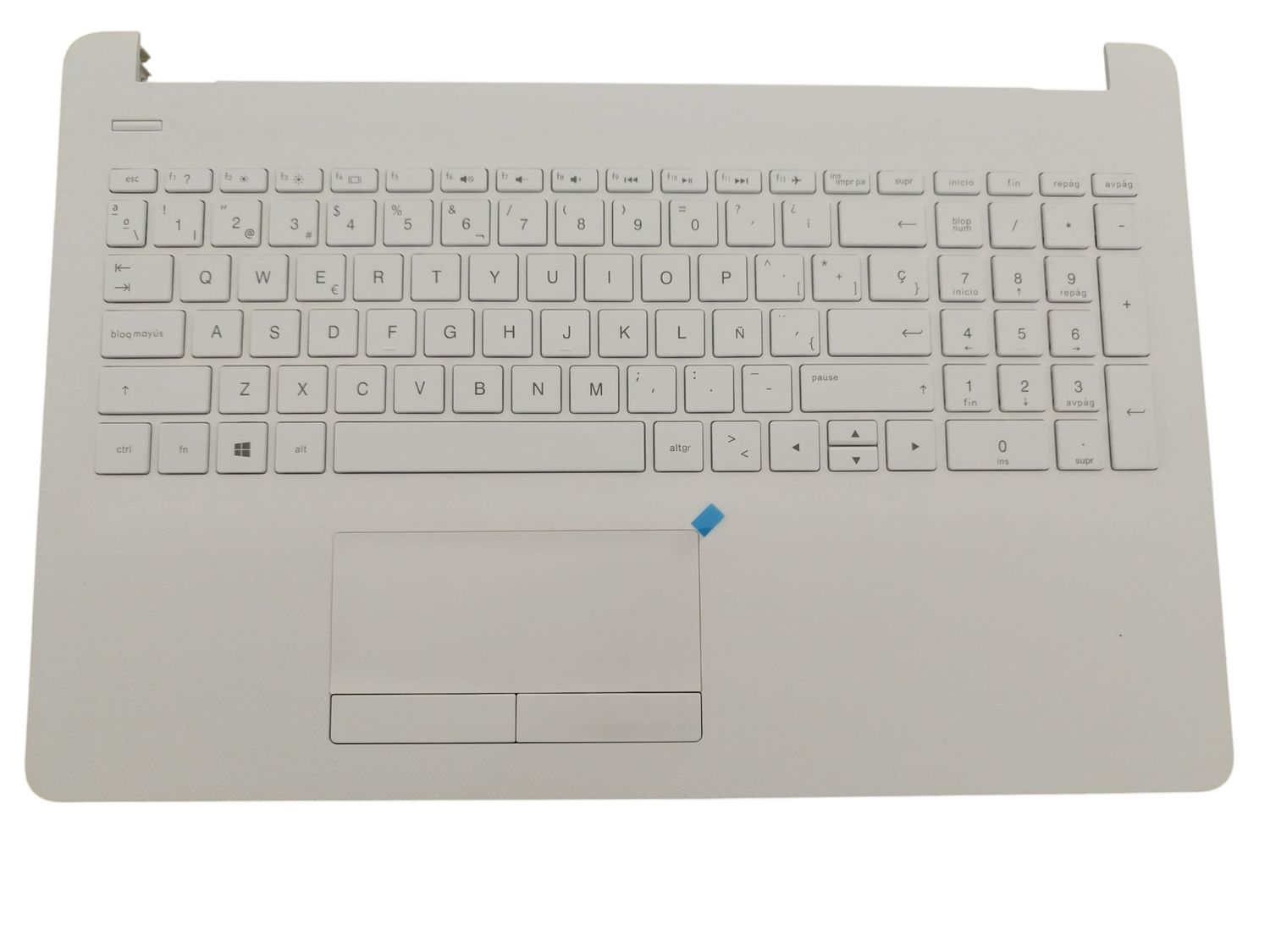 Cover upper ( Cubierta superior ) Blanco + Teclado Español + Touchpad HP 15-BW 15-BS 15-BR Series 925009-071 , V162602FS1 SP , PK132045C17 Cover upper ( Cubierta superior ) Blanco + Teclado Español + Touchpad HP 15-BW 15-BS 15-BR Series 925009-071 , V162602FS1 SP , PK132045C17