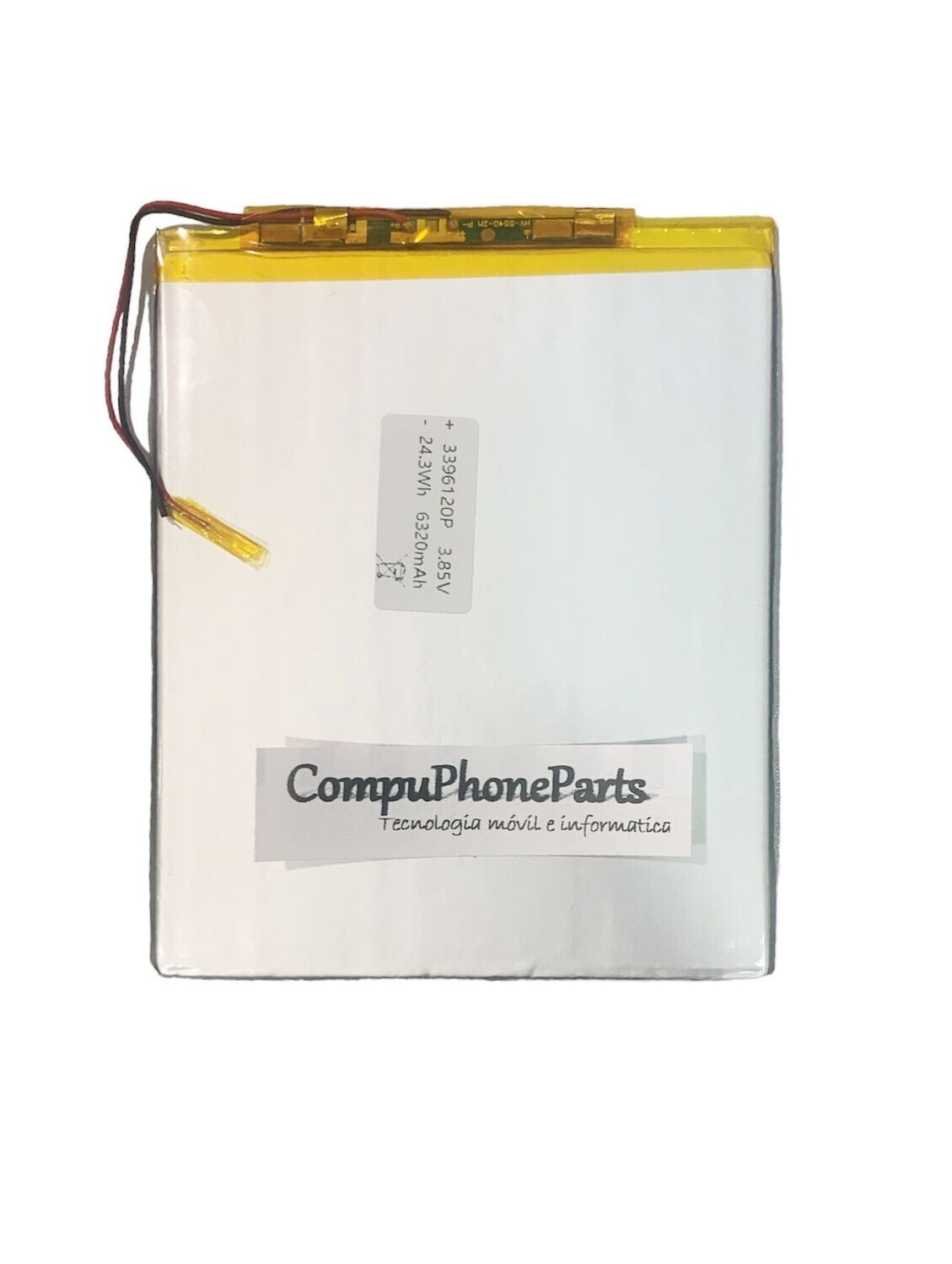 Bateria Universal para tablet 3.85V 6320mAH 3396120P Bateria Universal para tablet 3.85V 6320mAH 3396120P