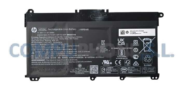 Bateria Original HP 15-DB 15-CD Series 11.4V 3600mAh 41Wh HT03XL HSTNN-LB8M , L11119-855 , L11421-422 , L11421-272