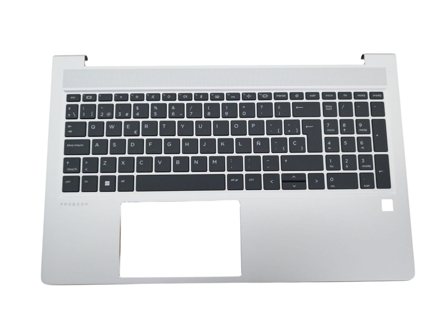 Cover Upper ( Cubierta Superior ) Silver + Teclado Español Retroiluminado HP ProBook 450 650 G8 Series M21742-071 , M05033-071 , X8QC , AEX8QE03010 Cover Upper ( Cubierta Superior ) Silver + Teclado Español Retroiluminado HP ProBook 450 650 G8 Series M21742-071 , M05033-071 , X8QC , AEX8QE03010