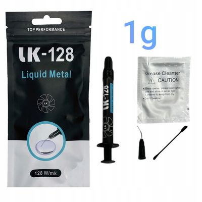 Pasta termica de metal liquido 128w/mk 1g  LK-128