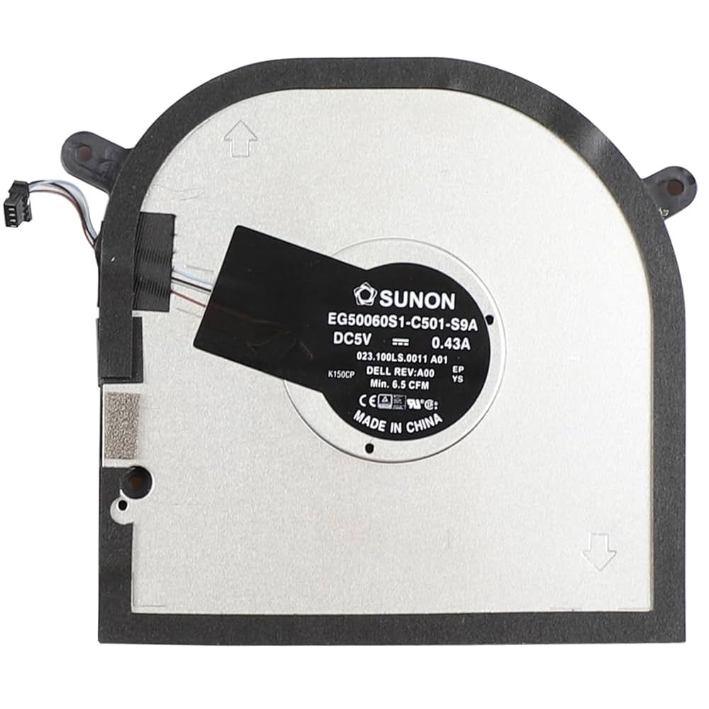 Ventilador GPU Dell XPS 17 9700 9710 9720 Dell Precision 5750 5760 023.100LS.0011 , EG50060S1-C501-S9A ,  XXV2K , 0XXV2K , 0XR5Y , 00XR5Y , 0MXF81 , MXF81
