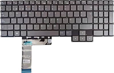 Teclado Español Grey Retroiluminado Lenovo IdeaPad Gaming 3-15IAH7 15ARH7  16ARH7 16IAH7, LOQ 15APH8 15IRH8 16APH8 16IRH8 82XU 82XW NSK-6A1BBT-A00-FPC , PK133QV3A12