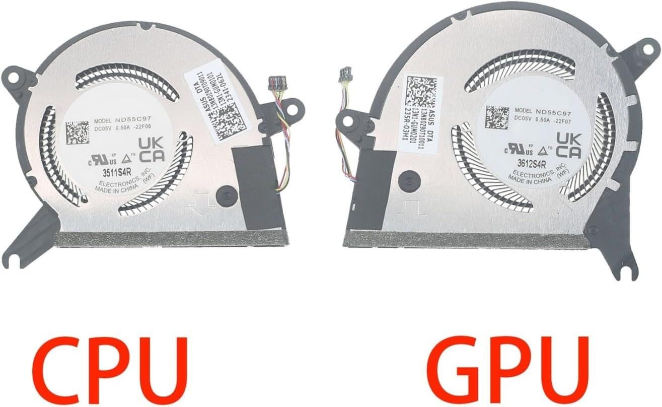 Ventilador CPU & GPU Asus Zenbook S 13 OLED UX5304 UX5304VA UX5304VA1355-0DAIXBJX20 , 13N1-GUM0201 , 13N1-GUM0101 Ventilador CPU & GPU Asus Zenbook S 13 OLED UX5304 UX5304VA UX5304VA1355-0DAIXBJX20 , 13N1-GUM0201 , 13N1-GUM0101