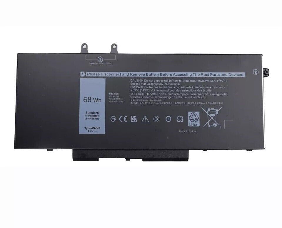 Bateria Dell Latitude 5400 5500 Series 7.6V 8500mAh 68Wh 4GVMP RF7WM , C5GV2 , X77XY , 9JRYT , N35WM