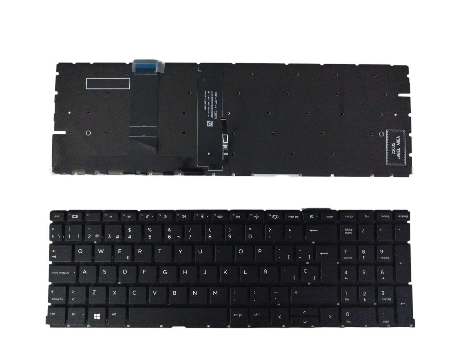 Teclado Español Black ( Retroiluminado ) para HP ProBook 455 450 G8 G9 655 G8 G9 M21740-001 , M21742-001 , M21741-001 Teclado Español Black ( Retroiluminado ) para HP ProBook 455 450 G8 G9 655 G8 G9 M21740-001 , M21742-001 , M21741-001