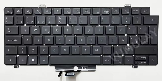 Teclado Español Black ( Retroiluminado ) Dell Pro 13 Plus PB13250 82C2D , 5715328191754 Teclado Español Black ( Retroiluminado ) Dell Pro 13 Plus PB13250 82C2D , 5715328191754