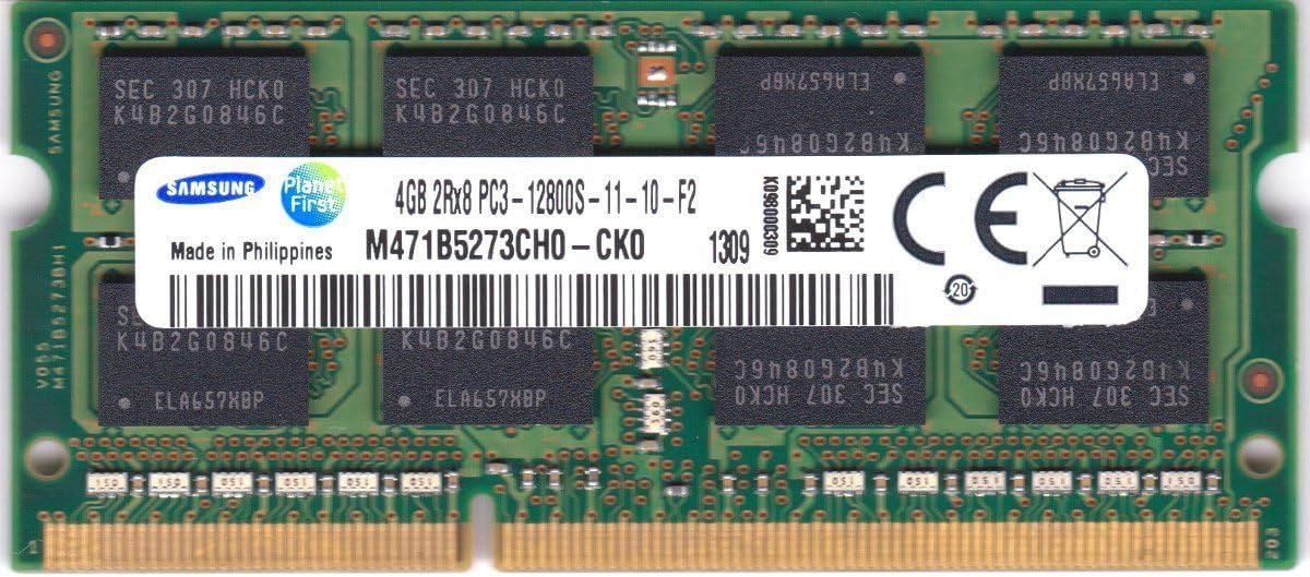 Memoria RAM Samsung DDR3 4GB 2Rx8 PC3 12800S 1600MHz M471B5273CH0-CK0