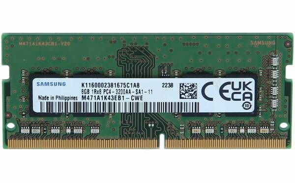 Memoria RAM Samsung DDR4 8GB 1RX8 PC4-3200AA M471A1K43EB1-CWE , L06334-972 , L46598-005