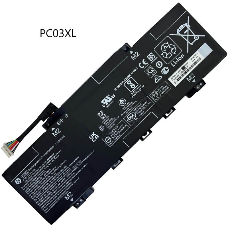 Bateria HP Pavillon X360 2 en 1 14-ek1019ns 11.55V 3745mAh 43.3Wh PC03XL , PC03043XL-PL ,  M24648-009 , M24421-271