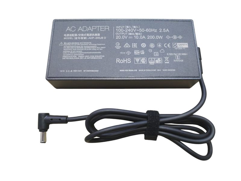Cargador Asus 20V 10A 200W  6.0mm * 3.7mm ADP-200JB D , ADP-200JB DB , 0A001-01120100