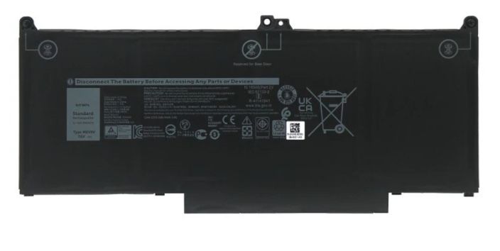 Bateria Dell 7.6V 7500mAh 60Wh MXV9V , 0MXV9V , N2K62 , CR8V9 , WXW80 , K4Y2J