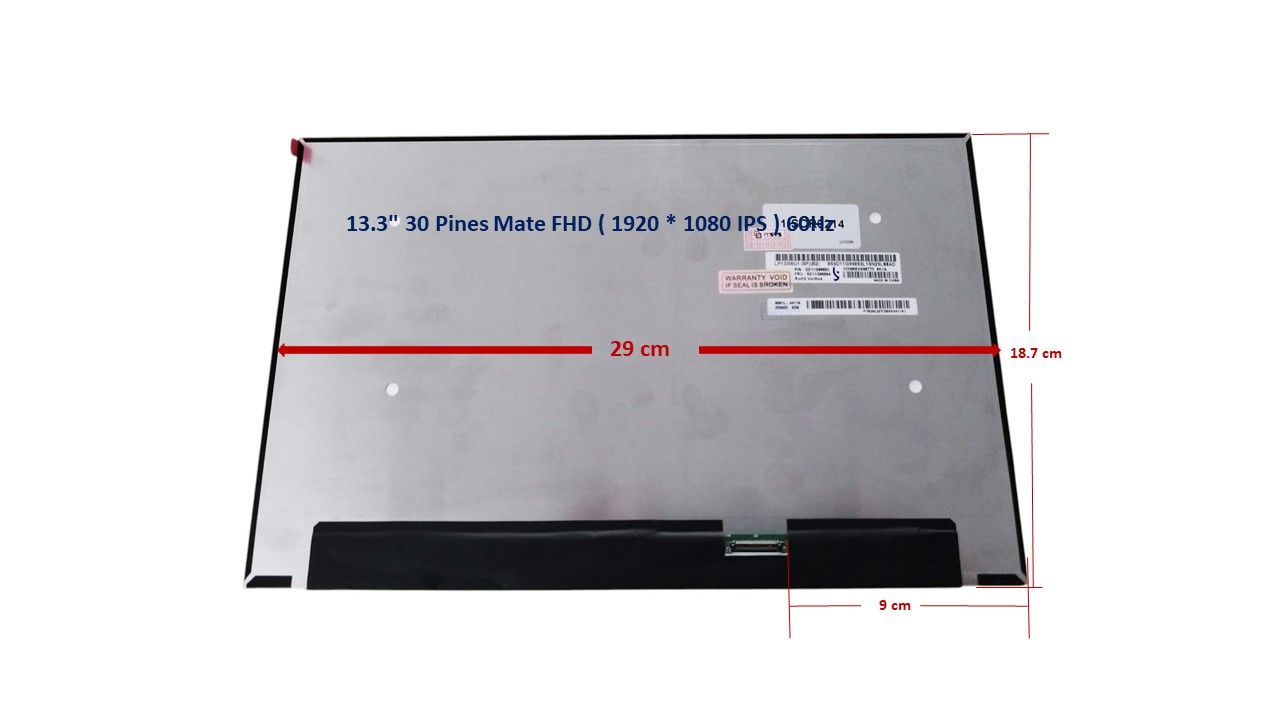 Pantalla 13.3 Pantalla 13.3" 30 Pines Mate FHD ( 1920 * 1080 IPS ) LP133WU1 SPB1 , LP133WU1(SP)(B1) , LP133WU1 (SP)(B1)