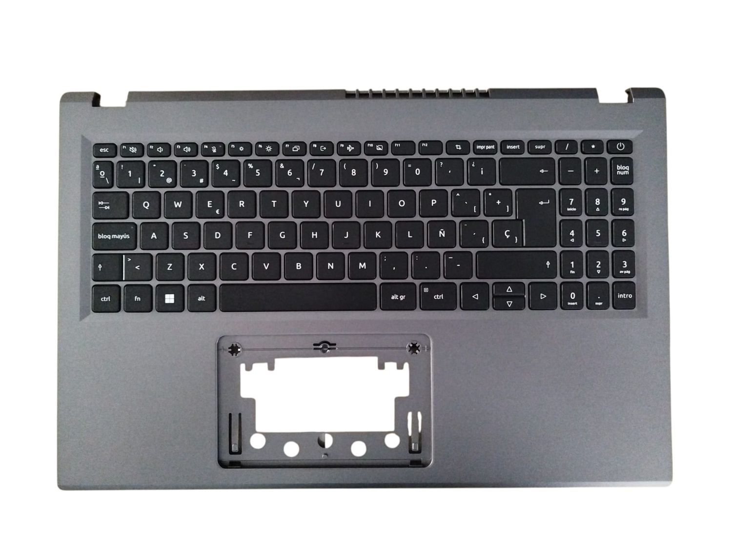 Cover Upper ( Cubierta Superior ) Gray + Teclado Español Acer Aspire A515-48M Series 6B.KJ8N7.023 Cover Upper ( Cubierta Superior ) Gray + Teclado Español Acer Aspire A515-48M Series 6B.KJ8N7.023
