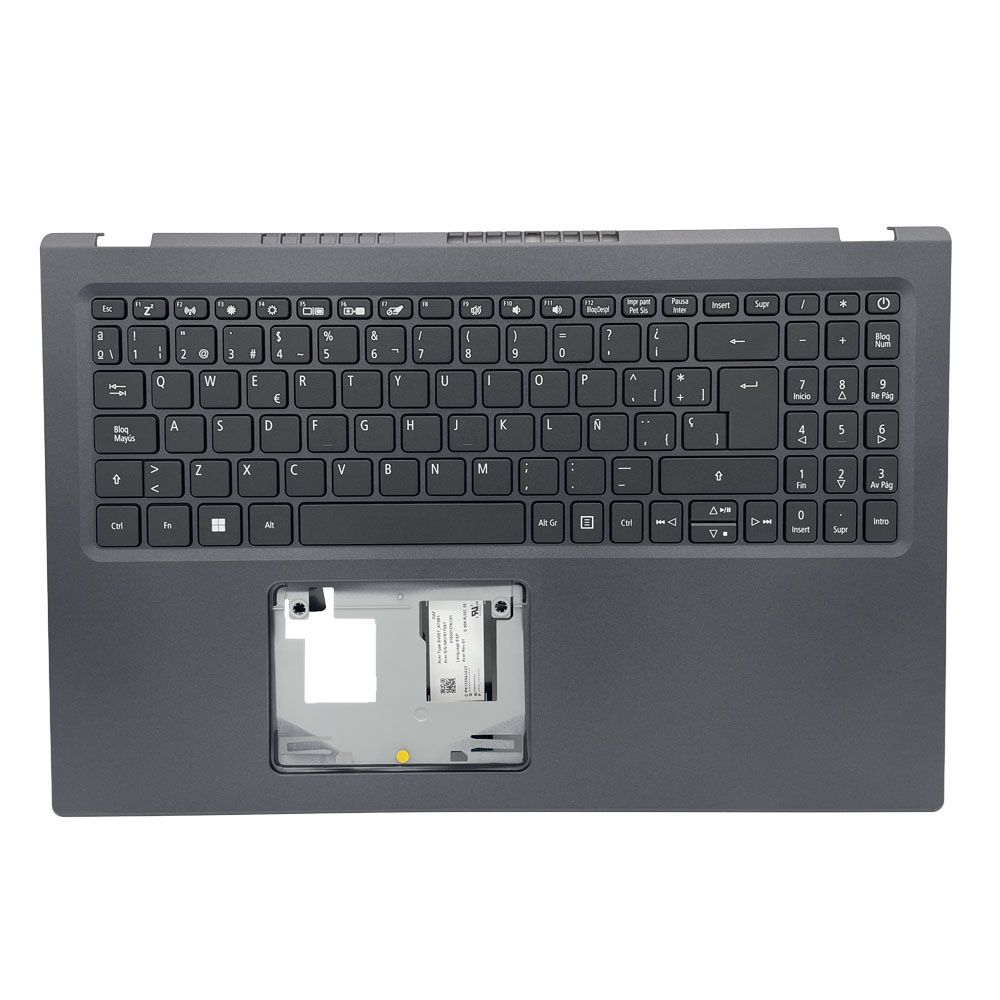 Cover upper ( Cubierta superior ) Black + Teclado Español Acer Extensa EX215-32 EX215-54 EX215-54G Series 6B.EGHN2.023