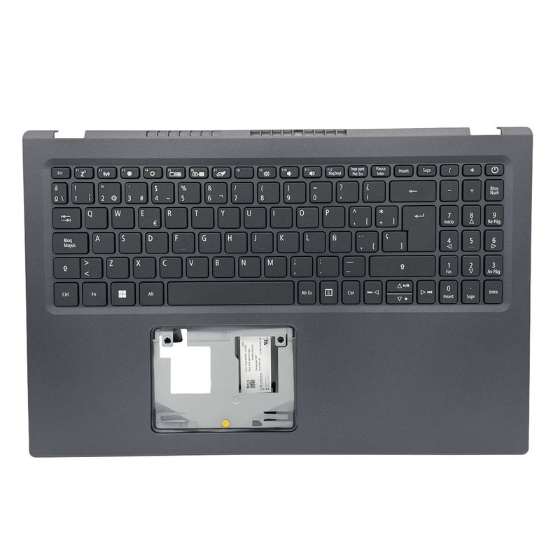Cover upper ( Cubierta superior ) Black + Teclado Español Acer Extensa EX215-32 EX215-54 EX215-54G Series 6B.EGHN2.023
