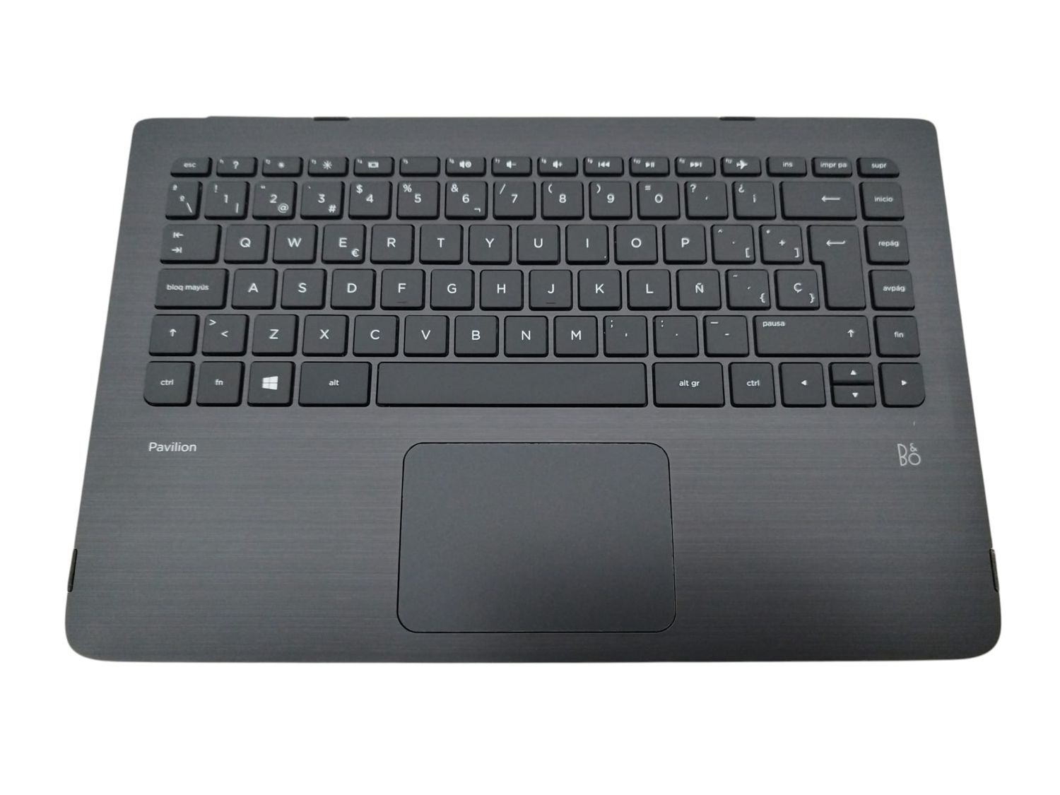 Cover Upper ( Cubierta Superior ) Black + Teclado Español + TouchPad HP Pavilion x360 13-S Series 809829-071 , 810914-071 , 797212-071 Cover Upper ( Cubierta Superior ) Black + Teclado Español + TouchPad HP Pavilion x360 13-S Series 809829-071 , 810914-071 , 797212-071