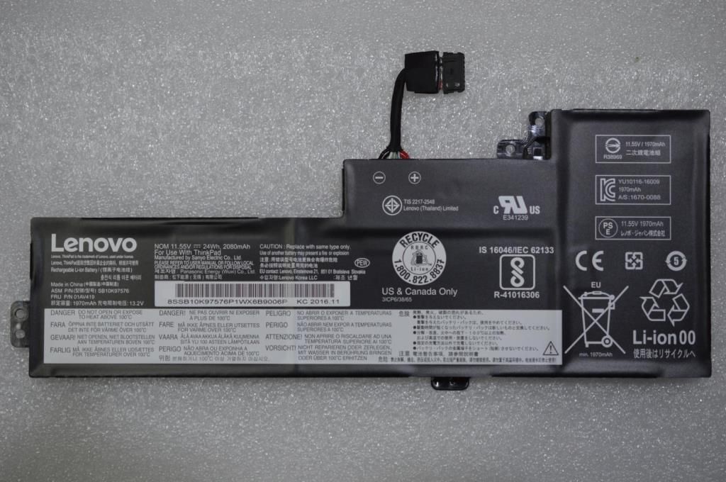 Bateria Original Lenovo ThinkPad T470 T480 A475 A485 Series 11.4V 295mAh 24Wh 01AV419 , 01AV420 , 01AV421 , SB10K97578 , 01AV489 Bateria Original Lenovo ThinkPad T470 T480 A475 A485 Series 11.4V 295mAh 24Wh 01AV419 , 01AV420 , 01AV421 , SB10K97578 , 01AV489