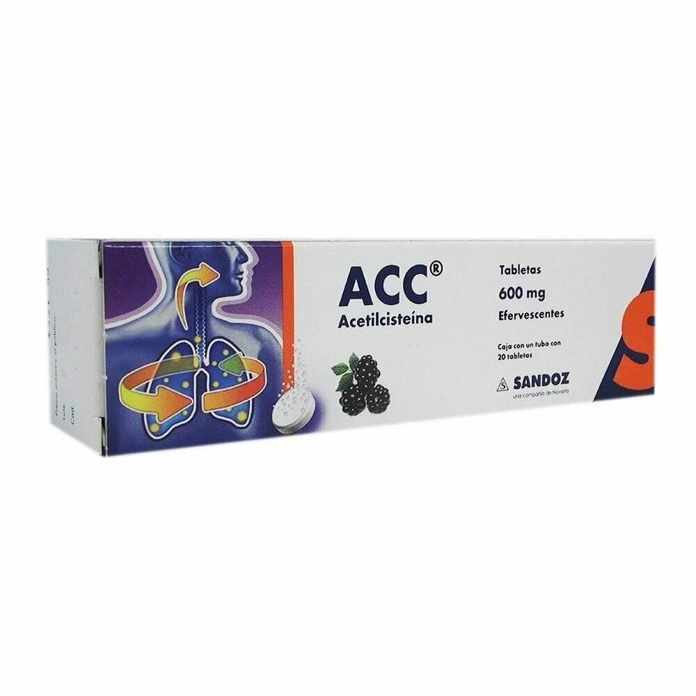 Acc 600mg oral 20 tabletas