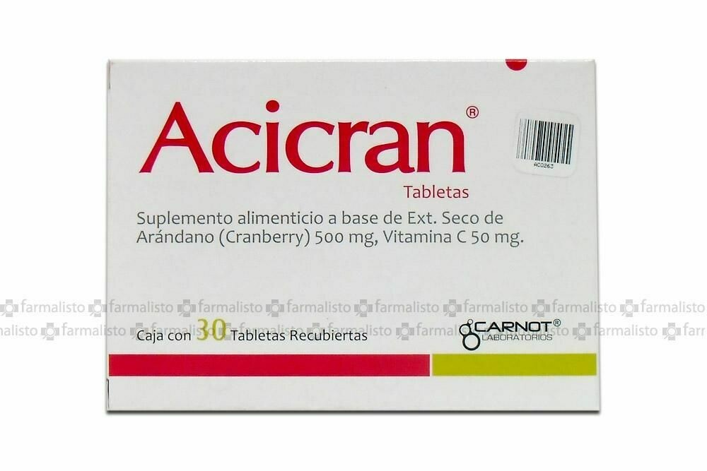 Acicran Oral 30 Tabletas