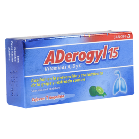 ADerogyl15 Solución Oral 1 Ampolleta 3mL ADerogyl15 Solución Oral 1 Ampolleta 3mL