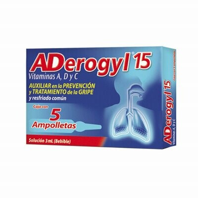 ADerogyl15 Solución Oral 5 Ampolletas