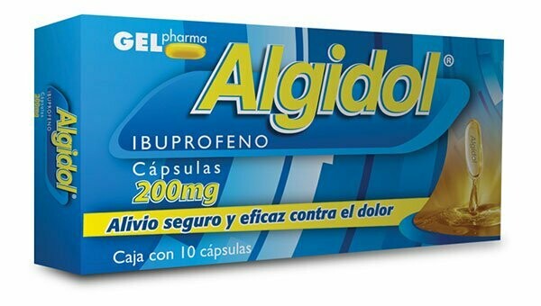 Algidol 200mg Oral 10 Cápsulas