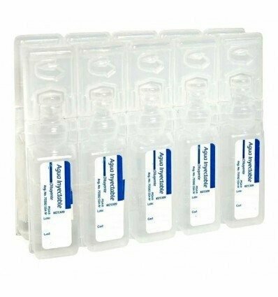Agua Solución Inyectable 10mL