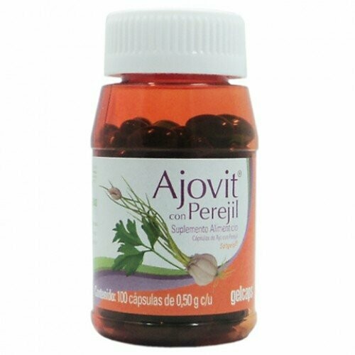 Ajovit con Perejil Oral 100 Cápsulas Ajovit con Perejil Oral 100 Cápsulas