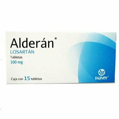 Alderan 100mg oral 15 Tabletas