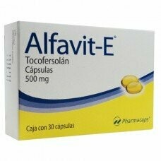 Alfavit-E 500mg Oral 30 Cápsulas