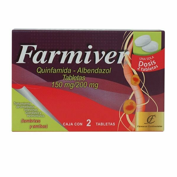 Farmiver oral 2 Tabletas Farmiver oral 2 Tabletas