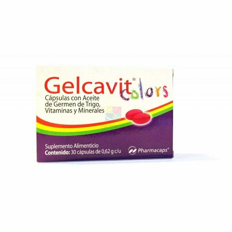 Gelcavit Colors oral 30 cápsulas Gelcavit Colors oral 30 cápsulas
