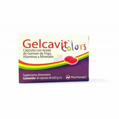 Gelcavit Colors oral 30 cápsulas
