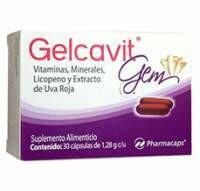 Gelcavit Gem oral 30 cápsulas